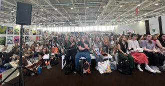 Copertina di Alla Children’s Book Fair di Bologna ho fatto esperimenti col pubblico: ecco com’è andata