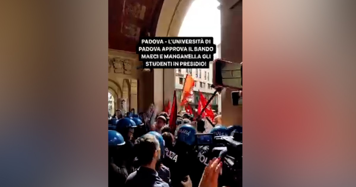 Proteste all università 