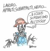 Copertina di La vignetta di Vauro