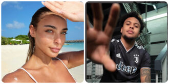 Copertina di Chiara Frattesi e il centrocampista della Juventus Weston McKennie scatenano il gossip: “C’è qualcosa di tenero tra i due”