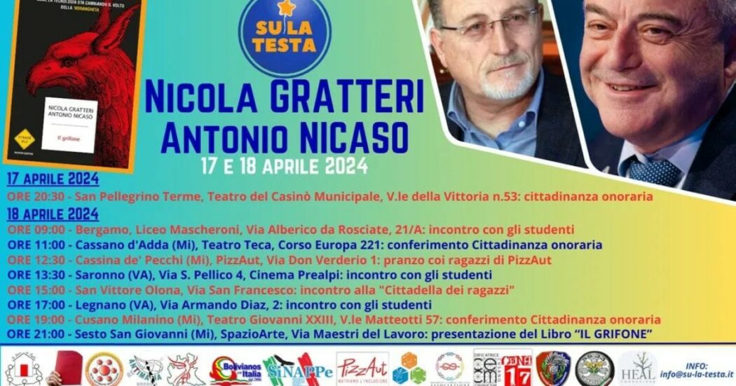 Gratteri in Lombardia per presentare il suo ultimo libro sulla tecnologia della ‘ndrangheta