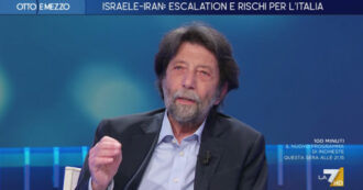 Copertina di Cacciari a La7: “Quello di Israele contro l’Iran è terrorismo di Stato, perché le ambasciate di un paese le fanno saltare i terroristi”