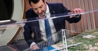 Copertina di Salvini insiste: “Il Ponte sullo Stretto genererà 120mila posti di lavoro”. Ma non è così