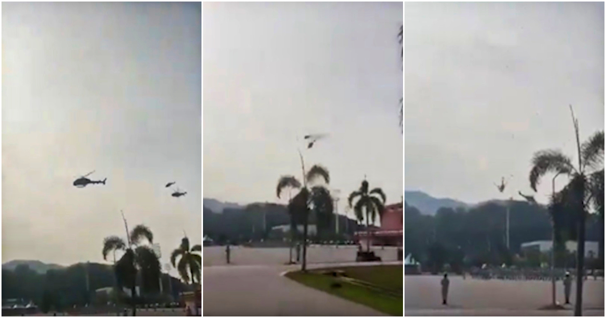Due elicotteri militari si scontrano in Malesia durante un addestramento: morte le dieci persone a bordo