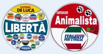 Copertina di Doppia ItalExit: una nel simbolo animalista, l’altra sta con De Luca