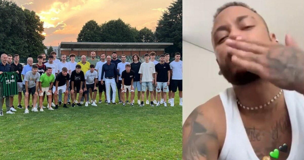 “Forza Vis Nova!” Neymar e il saluto a una squadra di Eccellenza in Italia: ecco perché