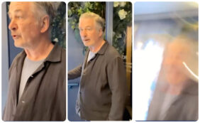 Copertina di Alec Baldwin aggredito da un’attivista: “Di’ Palestina libera! Perché hai ucciso quella donna?”. L’attore le getta via il telefono