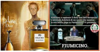 Copertina di J’adore il duty free e Fassino che non deve chiedere mai