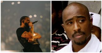 Copertina di “Abuso della voce e della personalità”. Drake rimuove il dissing di Tupac Shakur (creato con l’Intelligenza Artificiale) contro Kendrick Lamar
