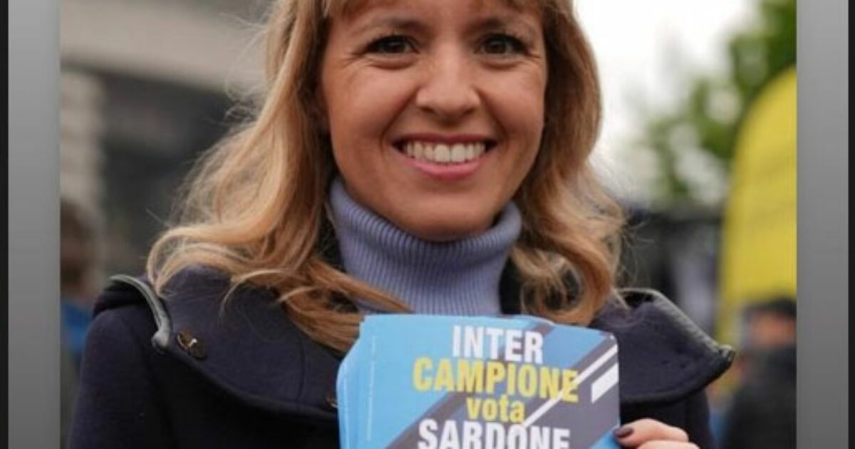 “Inter campione vota Sardone”: lo scudetto nerazzurro entra nella campagna elettorale della europarlamentare leghista