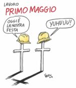 Copertina di La vignetta di Vauro