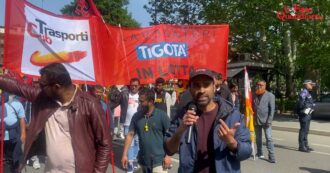 Copertina di Tigotà, lavoratori della logistica protestano davanti alla Regione Lombardia: “In 200 a rischio, prima sfruttati e poi lasciati a casa”
