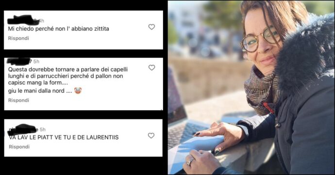 “Può solo lavare i piatti”, “torna nelle fogne”: la giornalista ricoperta di insulti sessisti perché parla di calcio e del Bari