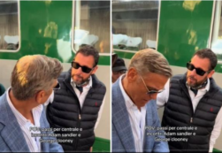 Copertina di La Stazione Centrale di Milano diventa un set blindatissimo: George Clooney e Adam Sandler tra i pendolari per girare il nuovo film di Netflix