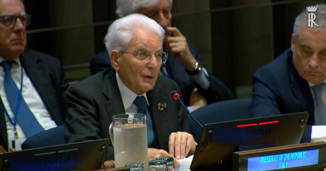 Mattarella all’Onu: “I conflitti divorano enormi risorse nella corsa agli armamenti. È urgente costruire la pace”