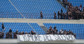 Copertina di Protesta dei tifosi, la Curva Sud si svuota durante Milan-Genoa: che cosa è successo. Pioli: “Avranno le loro motivazioni”