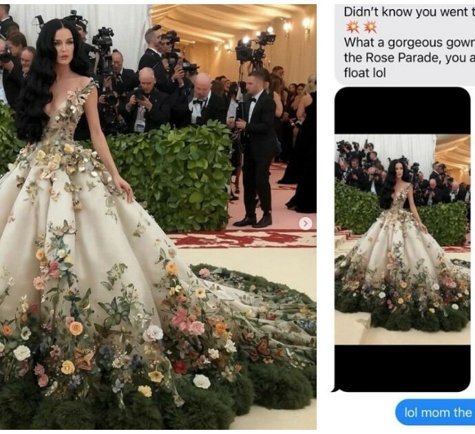 Katy Perry: “Non sono mai stata al Met Gala, ci è cascata anche mia madre ma quelle foto sono fatte con l’AI”