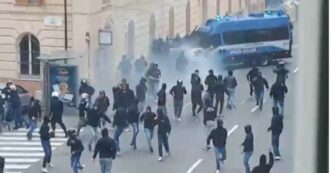 Copertina di Violenze ultras a Genova, irruzione dei doriani in un bar: ferito un tifoso genoano, sei arresti