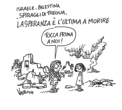 Copertina di La vignetta di Vauro