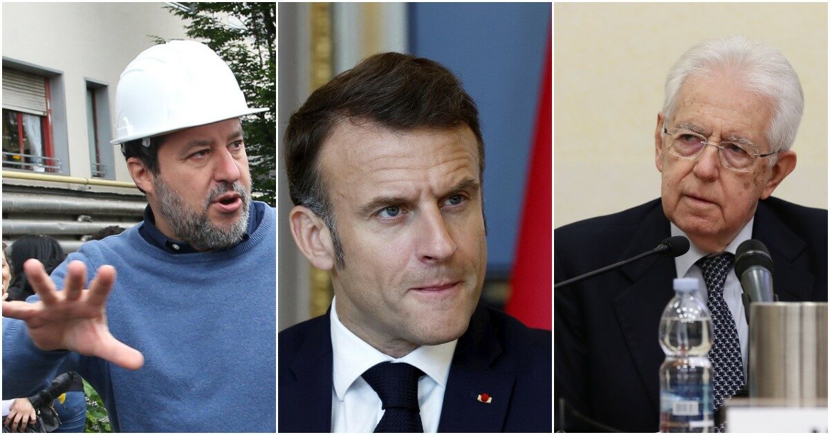 “Monti e Macron vanno curati, sono pericolosi: vadano loro in Ucraina”: l’attacco di Salvini sull’ipotesi di invio delle truppe