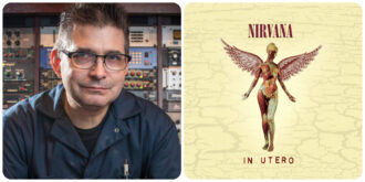 Copertina di Morto di infarto Steve Albini, storico produttore musicale americano dei Nirvana. Aveva 61 anni