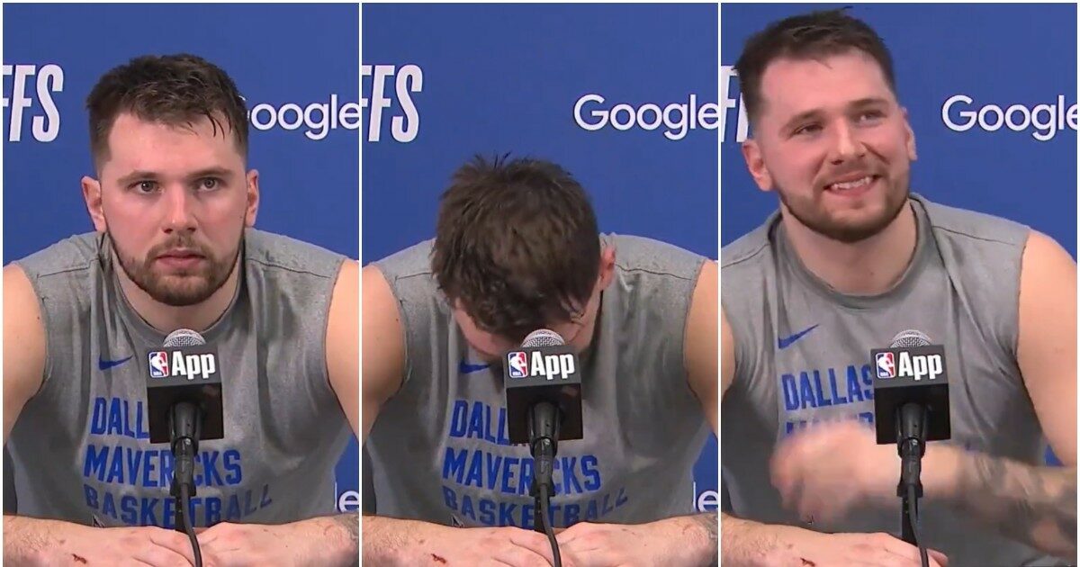 NBA, Doncic interrupted in press conference by a hot noise: his reaction is viral – Video