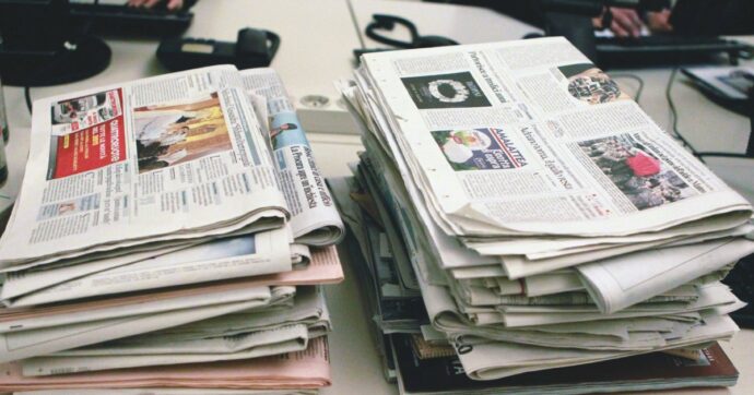 Copertina di Editoria, crollano tutti i giornali: bene solo “Il Fatto”