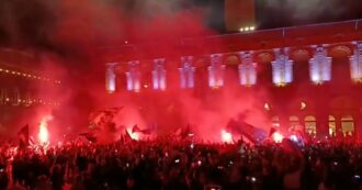Copertina di Calcio, per il Bologna c’è la certezza matematica di accedere alla Champions: in città esplode la festa