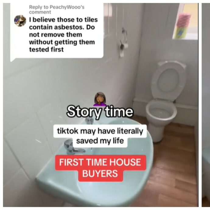 “Stai attenta alle piastrelle del tuo bagno”: i commentatori di TikTok mettono in guardia una creator