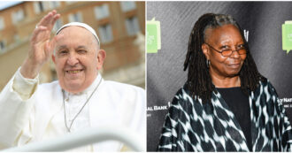 Copertina di Whoopi Goldberg: “Ho proposto a Papa Francesco di recitare in Sister Act 3. Lui è un fan del film”. Ecco cosa ha risposto
