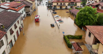 Copertina di Alluvione nel Milanese, Gessate e Bellinzago sommerse dall’acqua: il video girato dal drone