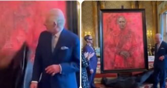 Copertina di Re Carlo III scopre il suo primo ritratto ufficiale e reagisce così – VIDEO