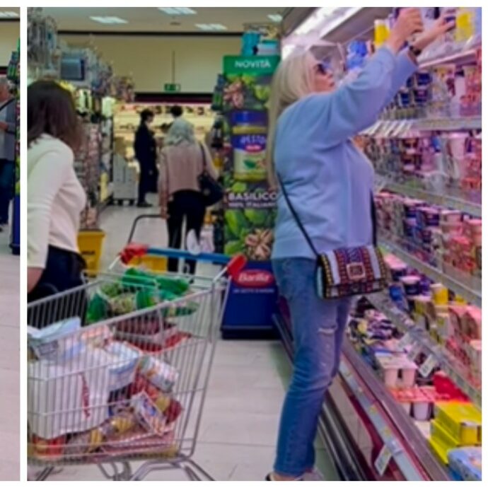 Mara Venier scatenata al supermercato, il video è virale. Tra i commenti: “Sta provando a fare la umile”, la conduttrice risponde: “Bella ca****ta”