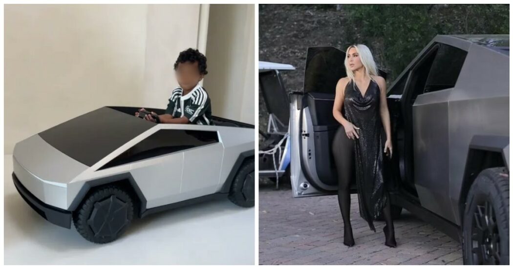 Ha regalato una mini Tesla da 1500 dollari al nipote: così la mamma di Kim Kardashian fa infuriare i commentatori