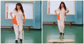 Copertina di Bidella balla mentre fa le pulizie, pubblica i video su TikTok e viene licenziata. L’azienda: “Comportamenti non tollerabili”