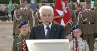 Copertina di Mattarella al cimitero militare polacco di Cassino: “L’Ucraina ci richiama a un impegno contro le dittature”