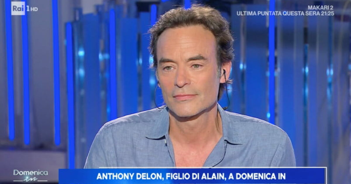 Domenica In, Anthony Delon: “Mio padre Alain ha il diritto di finire la sua vita dove vuole e a nessuno deve importare”