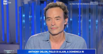 Copertina di Domenica In, Anthony Delon: “Mio padre Alain ha il diritto di finire la sua vita dove vuole e a nessuno deve importare”