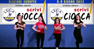 Copertina di Europee, ballerine e coretto pop: lo spot elettorale trash del leghista Angelo Ciocca