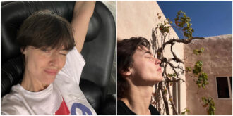 Copertina di Kasia Smutniak ribalta con ironia e intelligenza gli haters: “Ho perso fascino coi capelli corti? Vi spiego come sentirvi leggeri per una volta”