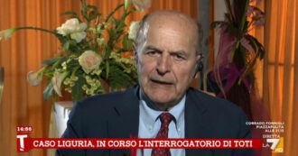 Copertina di Arresto Toti, Bersani a La7: “Che aspetta a dimettersi? È inaccettabile attendere i giudici, anche i bambini hanno visto ciò che è successo”
