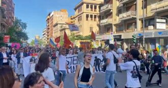 Copertina di Capaci, cori contro Schifani e il sindaco Lagalla al corteo degli studenti a Palermo: “Fuori la mafia dallo Stato”. Contestata anche Maria Falcone