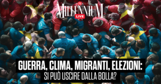 Copertina di Guerra, clima, migranti, elezioni: si può uscire dalla bolla? La diretta di Millennium Live con i partecipanti a ‘Europe Talks’