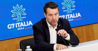 Copertina di Salvini si esalta per la Diga e incensa Toti: “Rinascimento”