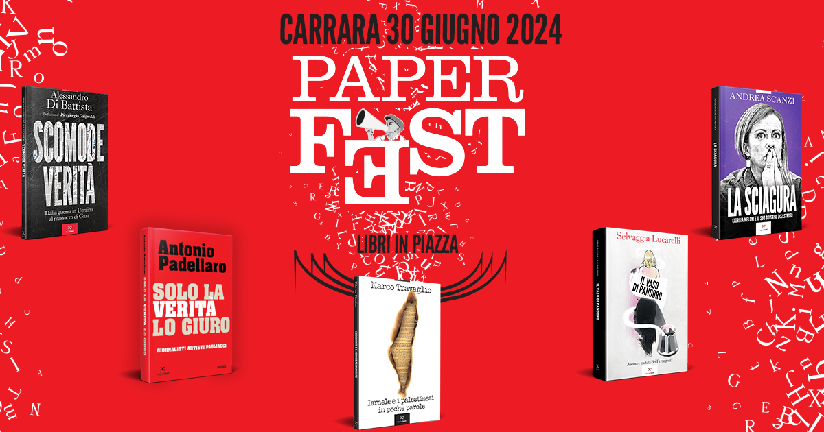 Copertina di Arriva “Paper Fest” il 30 giugno a Carrara: libri in piazza per la rassegna della casa editrice Paper First di SEIF