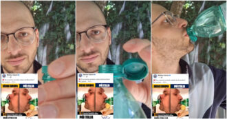 Copertina di La risposta a Salvini che fa la guerra ai tappi di plastica: basta girare la bottiglia. Il video che prende in giro il ministro