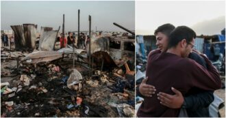 Copertina di Raid israeliano su un campo profughi a Rafah: strage di civili. Netanyahu: ‘Tragico incidente’. E Hamas annuncia lo stop ai negoziati
