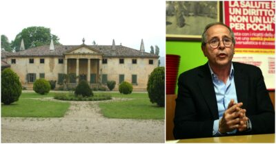 Copertina di Piscina imbrattata con vernice rossa e scritte offensive: i no vax contro il microbiologo Crisanti