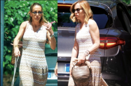 Copertina di Giorgia Meloni e sua sorella Arianna sono vestite uguali: coincidenza o look coordinato?