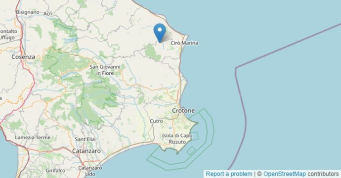 Trema ancora la Calabria: un altro terremoto di magnitudo 4 in provincia di Crotone
